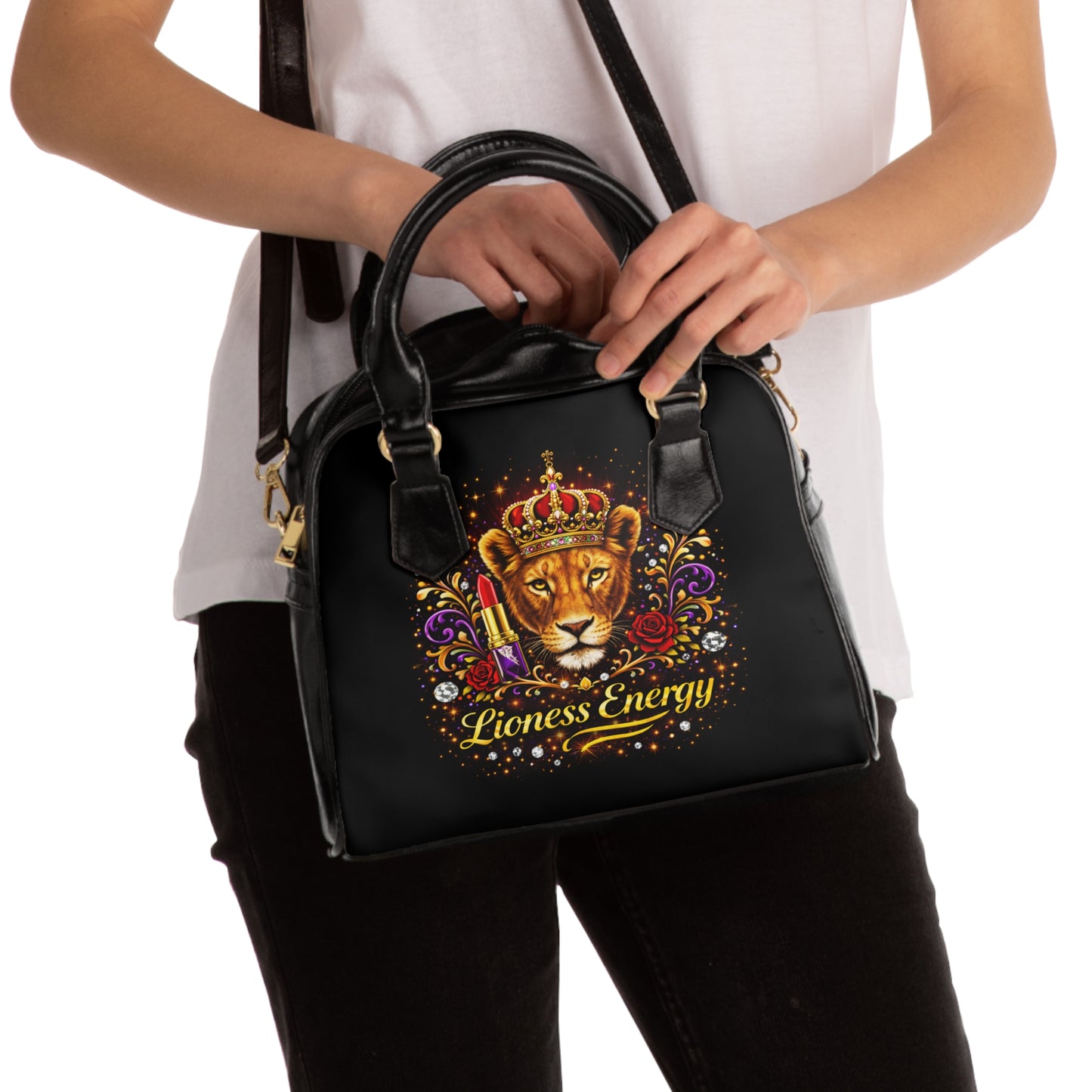 Lioness Energy Shoulder Handbag