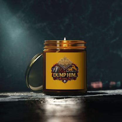 Coconut Apricot Scented Candle — 'Dump Him' Jar (4oz & 9oz)