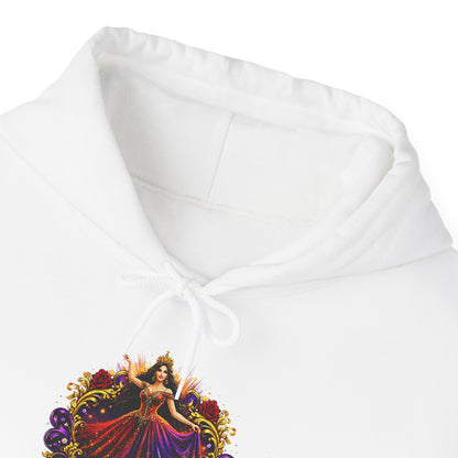 Hoodie — Floral Mother’s Day ‘If I’m the Mom who’s a Hot Mess’ Cozy Sweatshirt