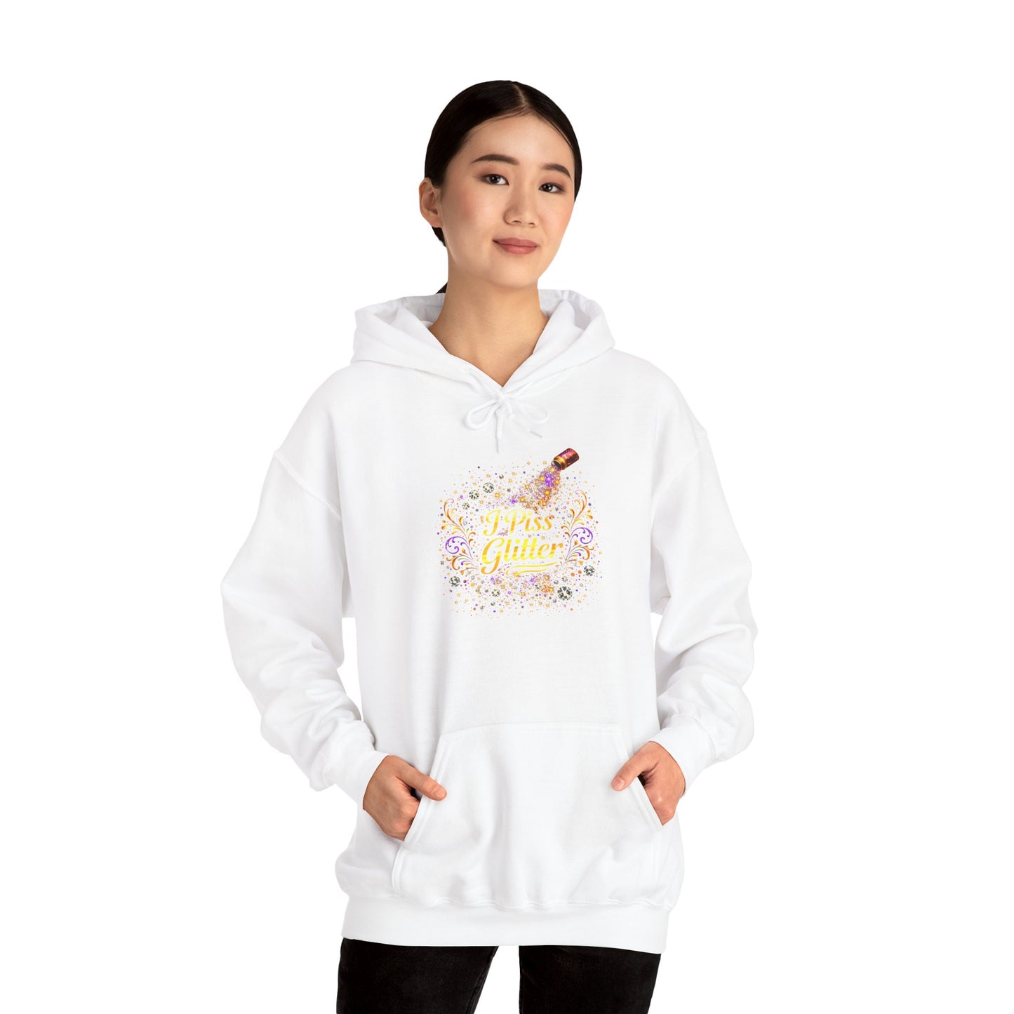 Hoodie — Wine & Flowers "Wine O'Clock" Floral Graphic