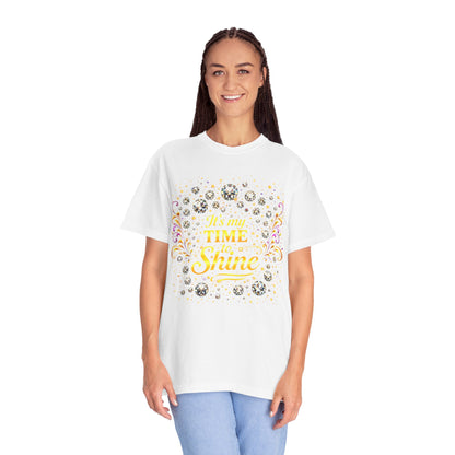 “It’s My Time to Shine” Graphic T-Shirt — Inspirational Sparkle Tee
