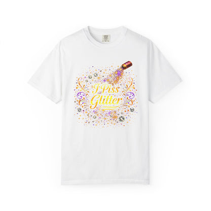 T-Shirt — 'Press Glitter' Sparkle Cosmetic Makeup Tee