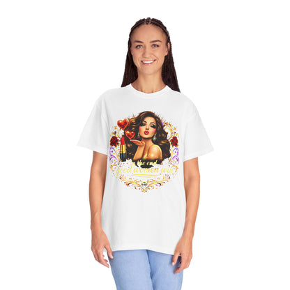 Valentine Pin-Up Girl Tee — Retro Glam Love Graphic T-Shirt