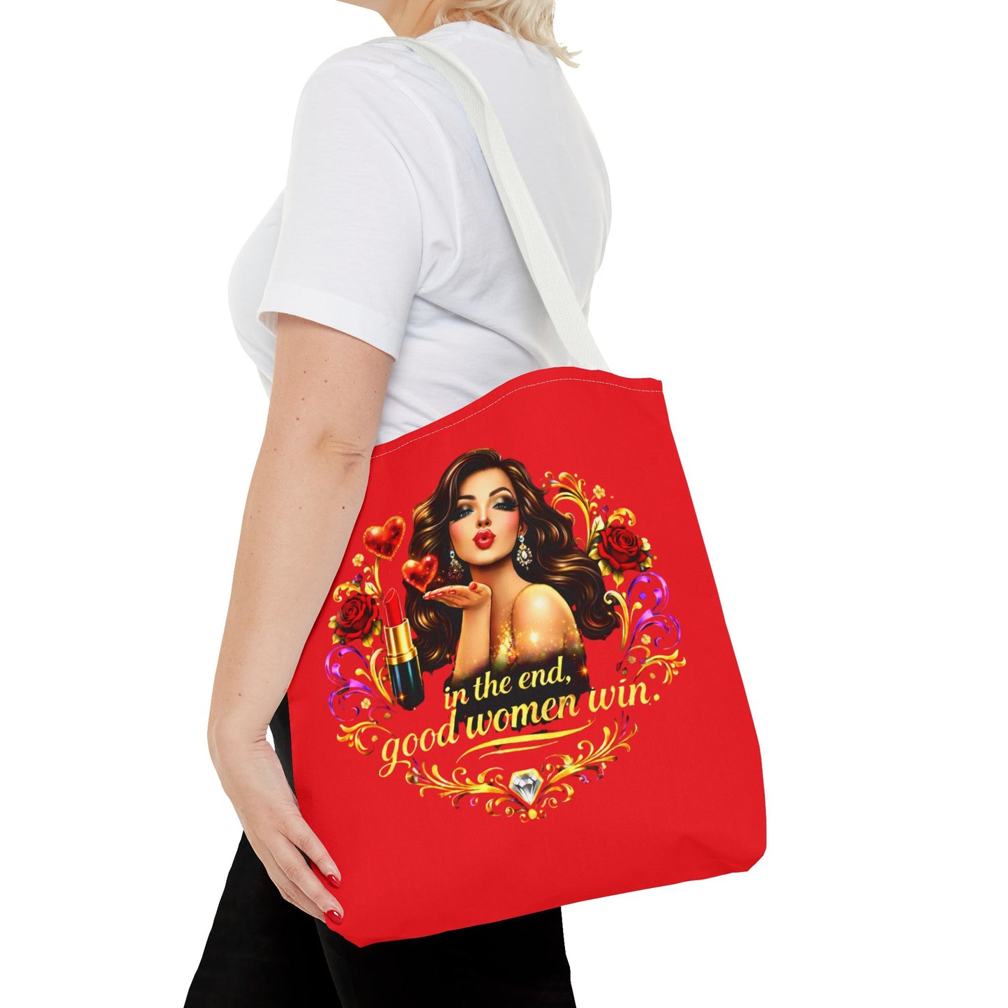 Good Women Win Tote Bag — Brunette