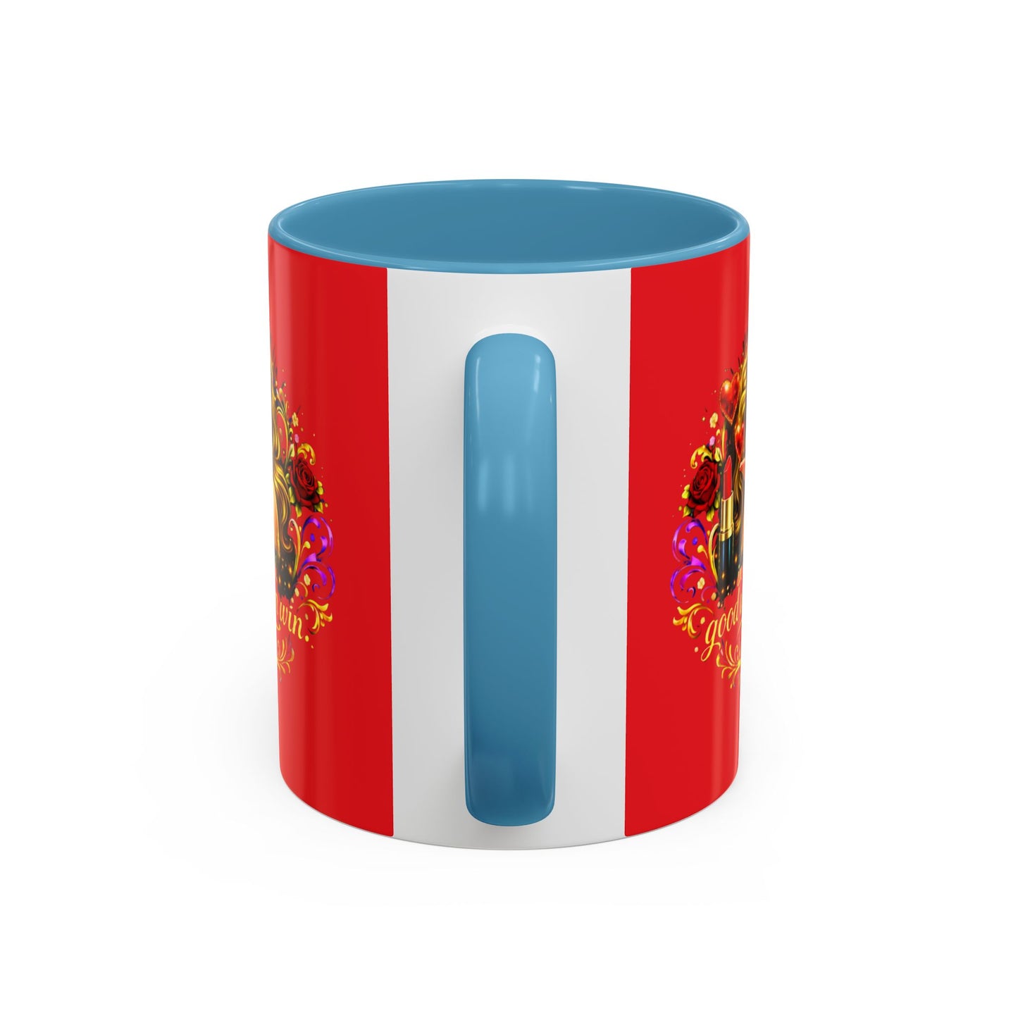 Coffee Mug — “In the End, Good Women Win” BLONDE Retro Glam Accent Mug (11/15 oz)