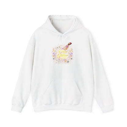 Hoodie — Wine & Flowers "Wine O'Clock" Floral Graphic