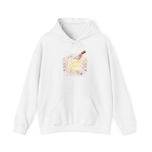 Hoodie — Wine & Flowers "Wine O'Clock" Floral Graphic