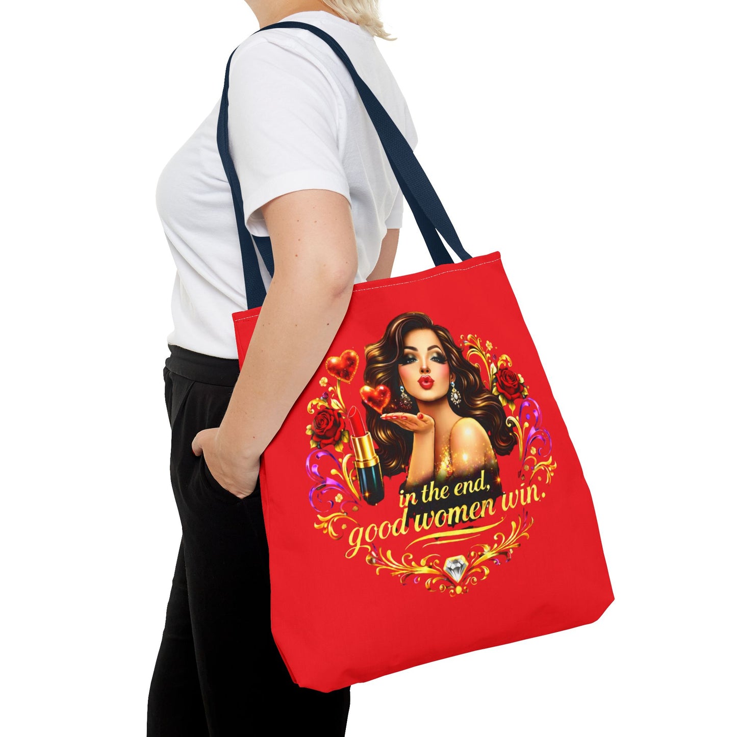Good Women Win Tote Bag — Brunette