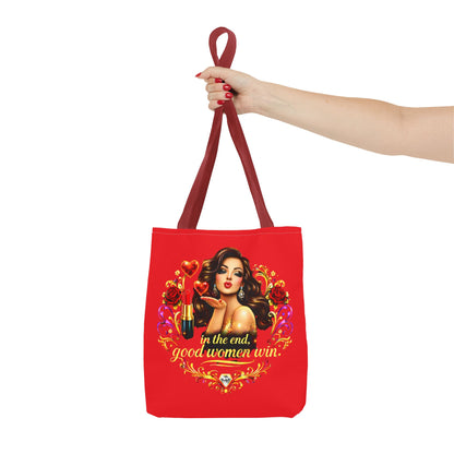 Good Women Win Tote Bag — Brunette