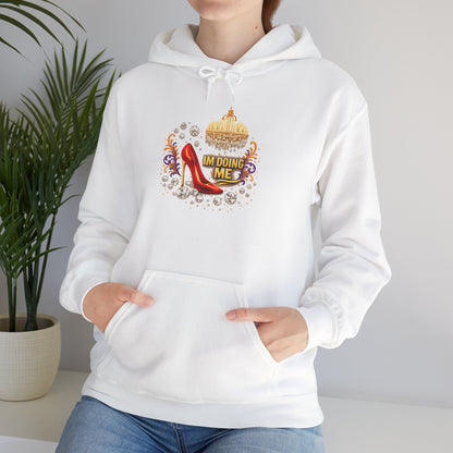 Hoodie — 'I'm Doing Me' High Heel Crown Graphic Hooded Sweatshirt