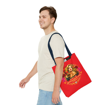 Tote Bag — "In the End, Good Women Win" Glamour Graphic Tote Blonde