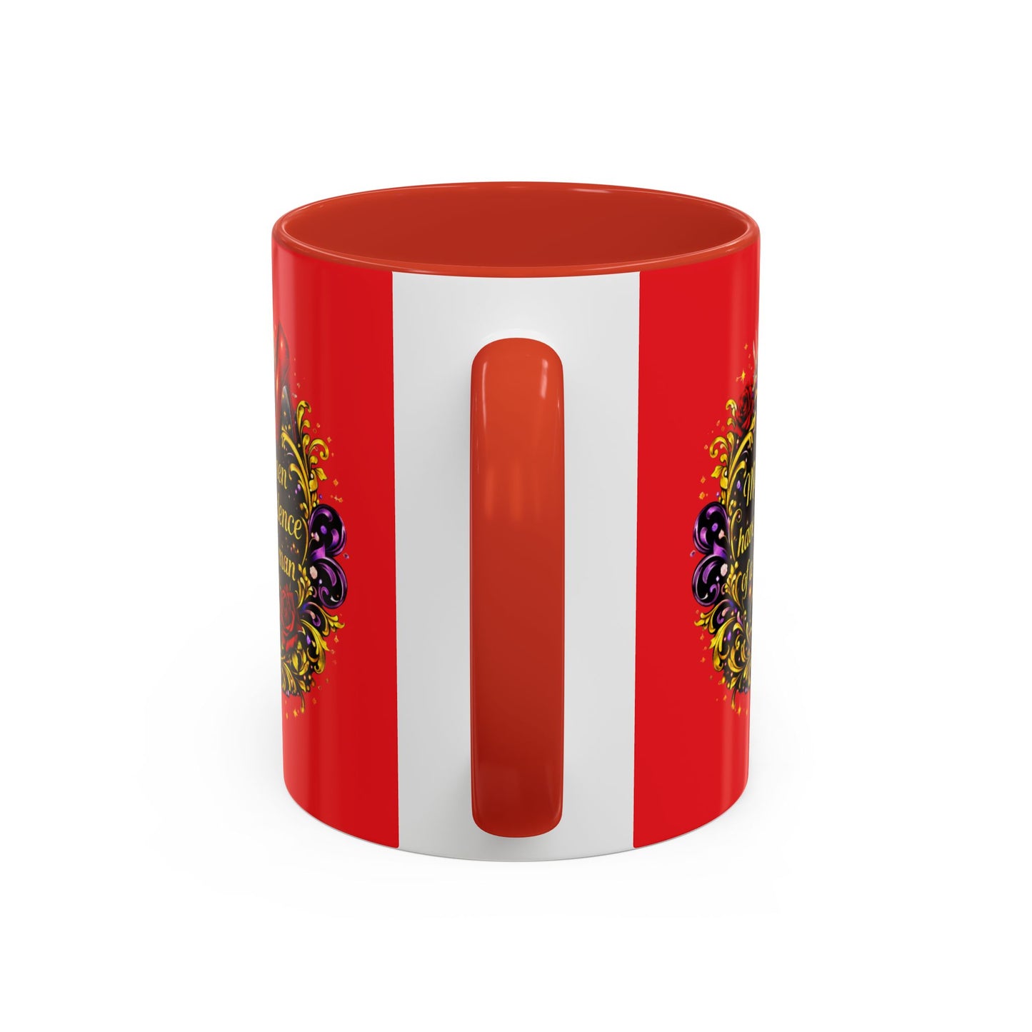 Coffee Mug — "May All Women Have the Confidence of a Mediocre Man" Red Accent