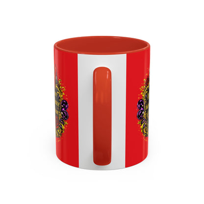 Coffee Mug — "May All Women Have the Confidence of a Mediocre Man" Red Accent