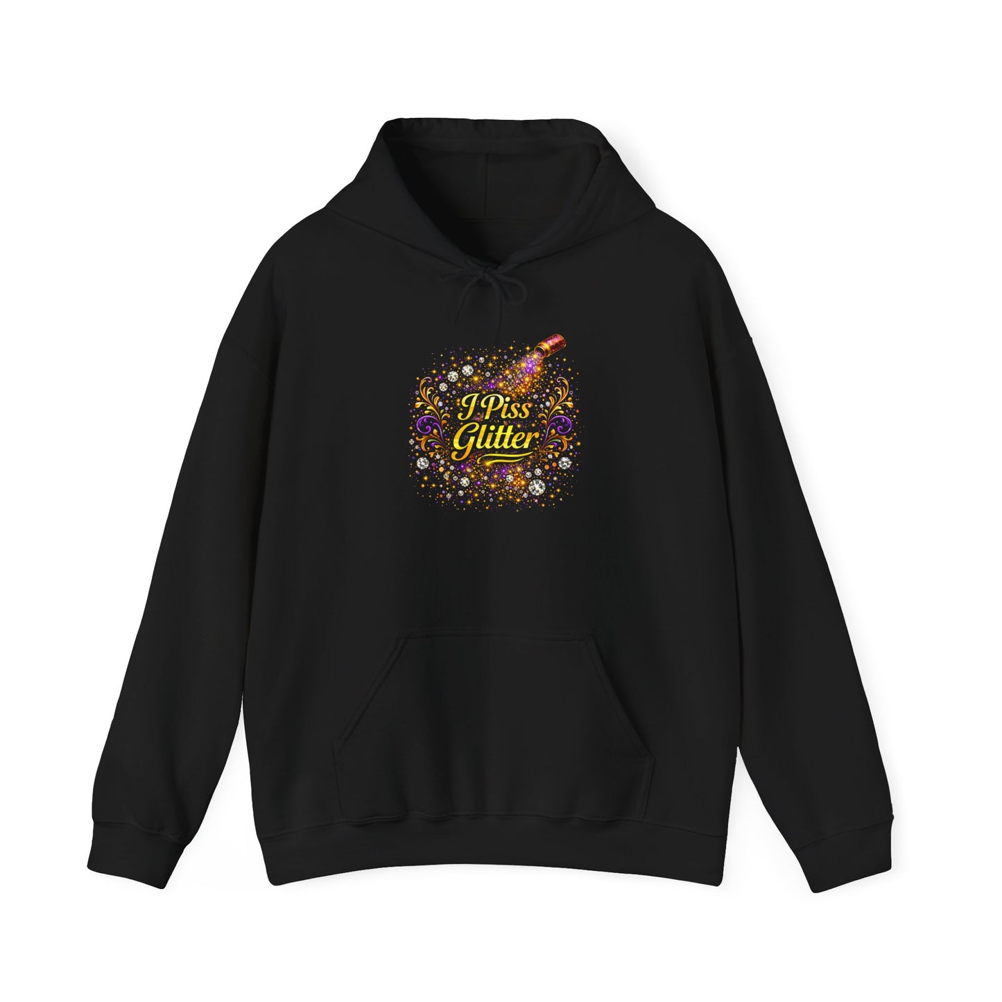 Hoodie — Wine & Flowers "Wine O'Clock" Floral Graphic