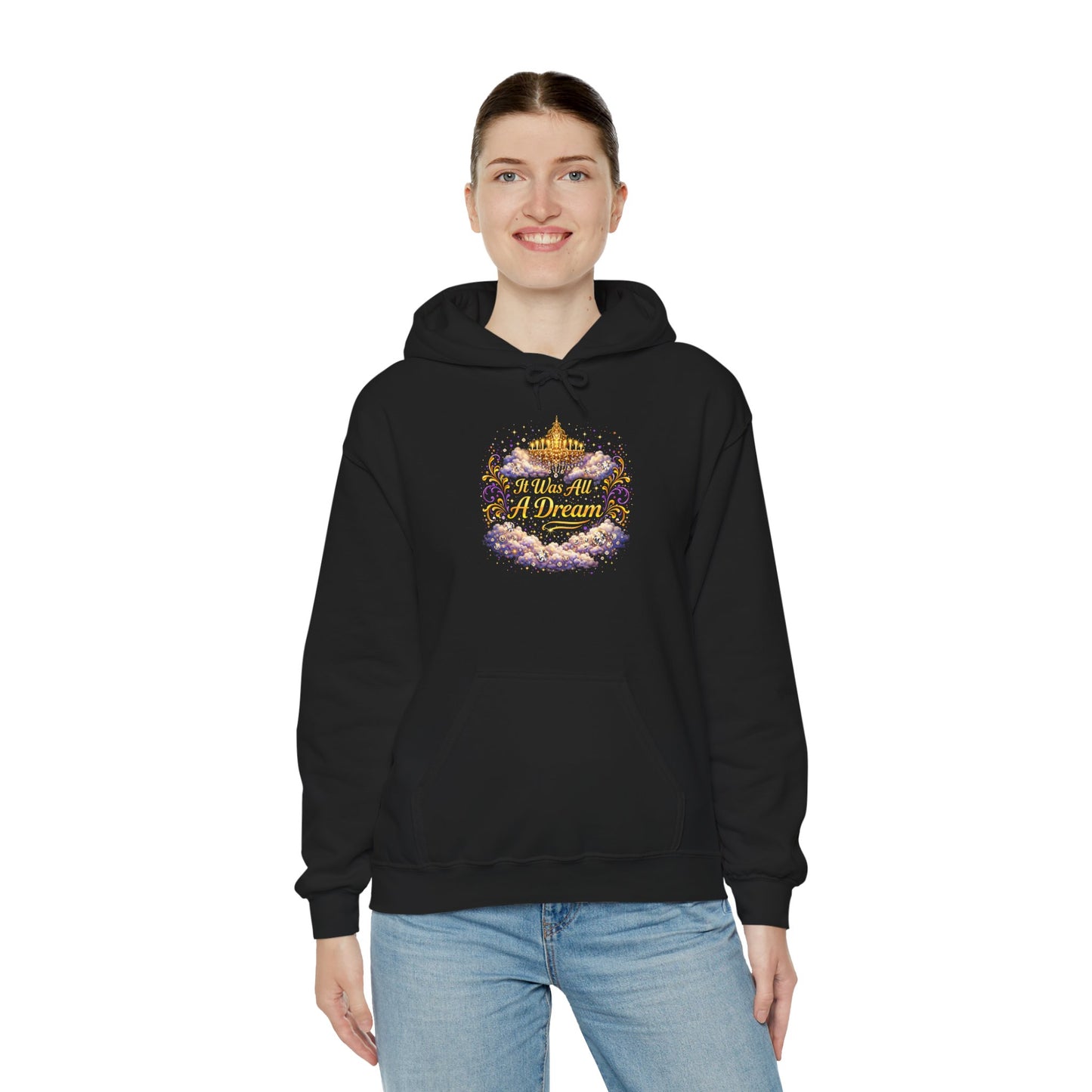 Hoodie — 'Be Still & Know' Floral Crest Cozy Pullover