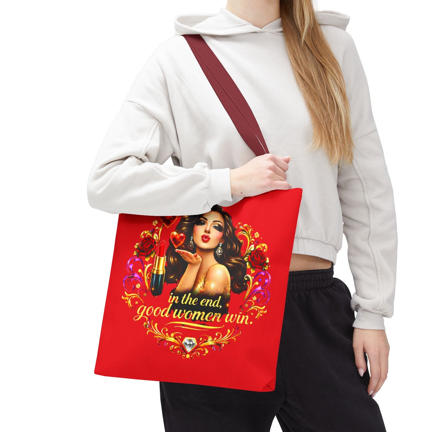 Good Women Win Tote Bag — Brunette