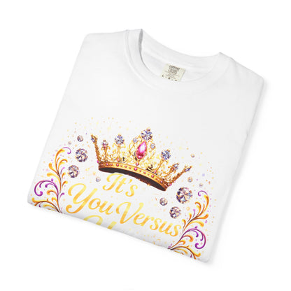 T-Shirt — "It's Your Business You" Crown & Lipstick Graphic Tee