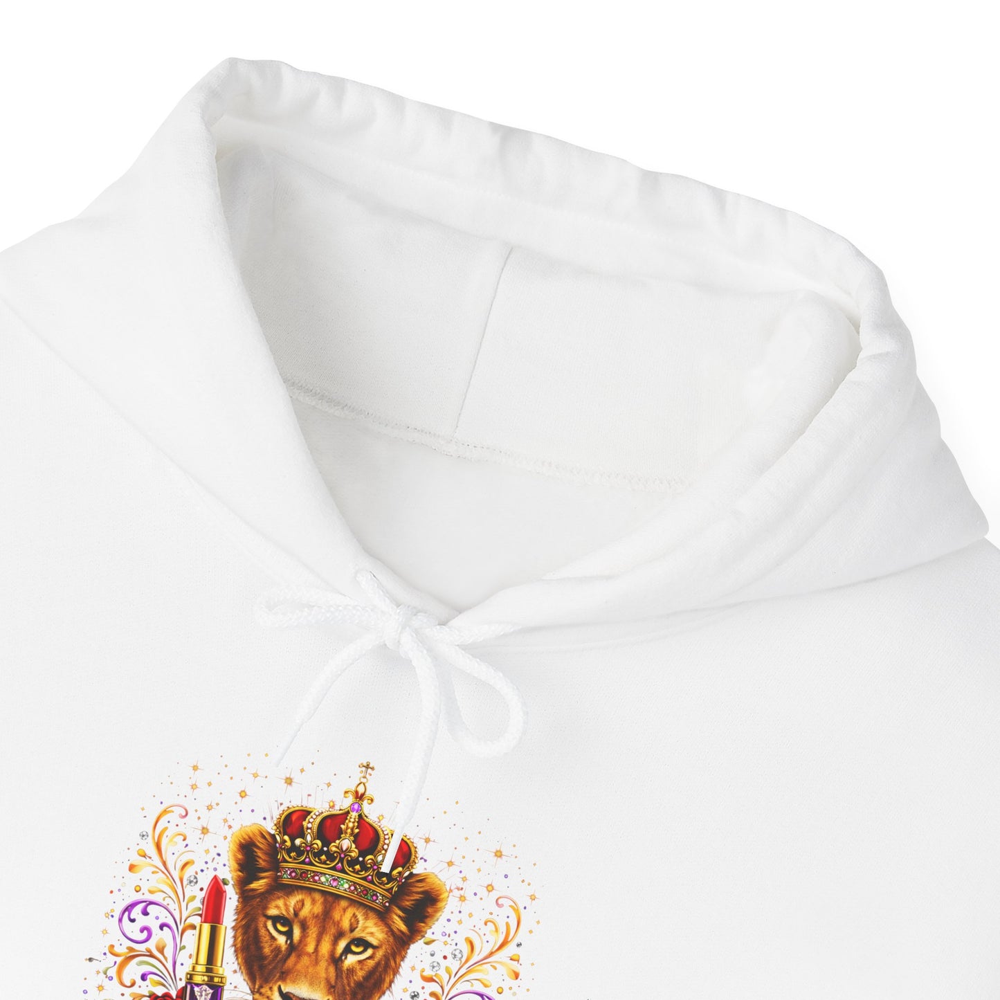 Regal Lion Crown Hoodie – Royal Animal King Sweatshirt