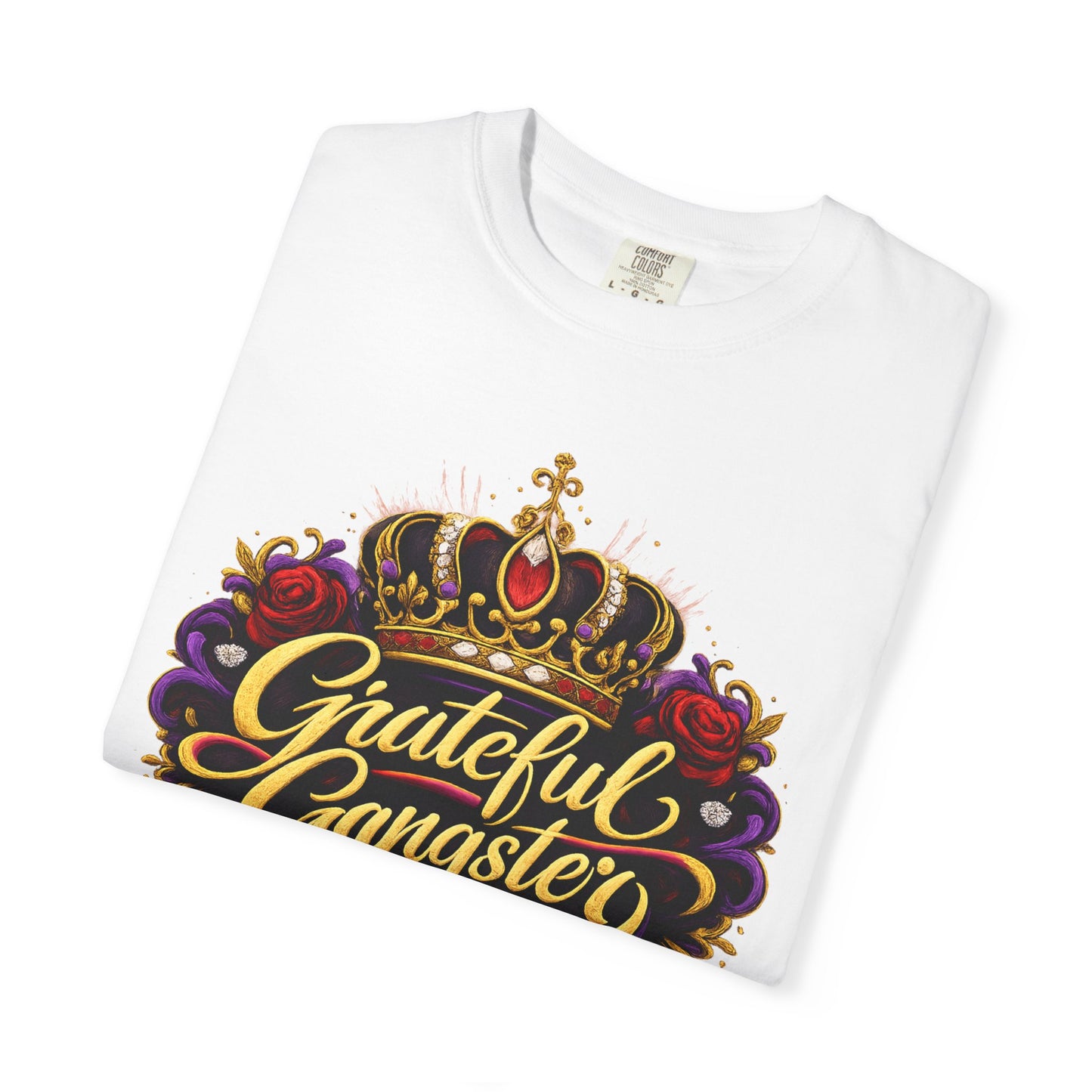 Grateful Gangster Graphic T-Shirt — Vintage Crown Script Tee