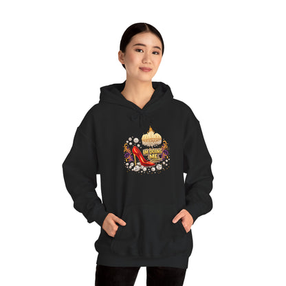 Hoodie — 'I'm Doing Me' High Heel Crown Graphic Hooded Sweatshirt