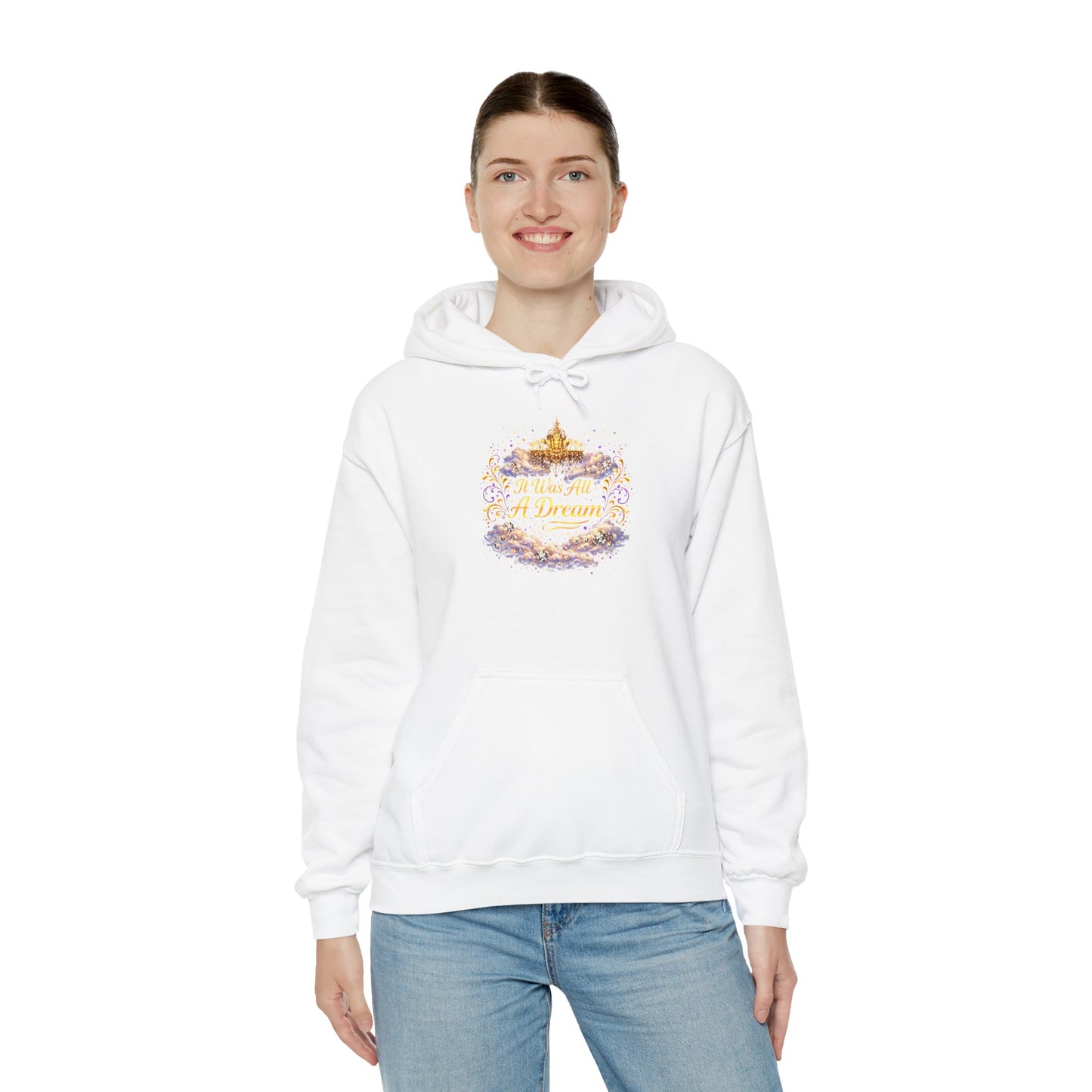 Hoodie — 'Be Still & Know' Floral Crest Cozy Pullover