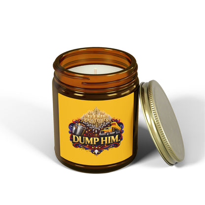 Coconut Apricot Scented Candle — 'Dump Him' Jar (4oz & 9oz)