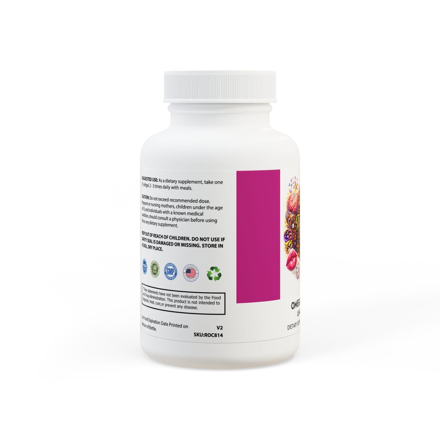 Omega 3 Fish Oil Supplement (60 Softgels)