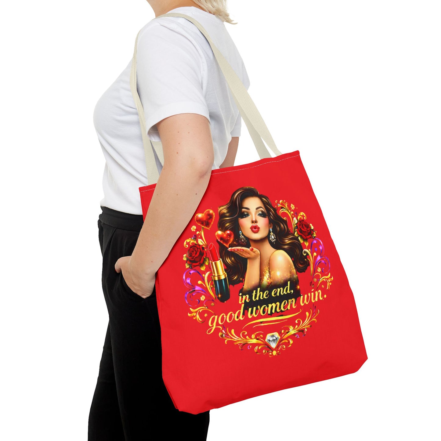 Good Women Win Tote Bag — Brunette