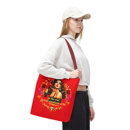 Good Women Win Tote Bag — Brunette