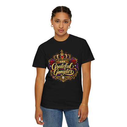 Grateful Gangster Graphic T-Shirt — Vintage Crown Script Tee