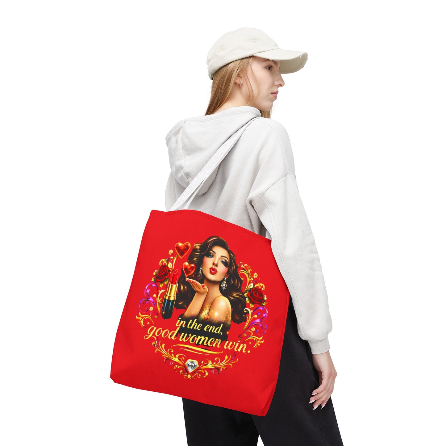 Good Women Win Tote Bag — Brunette