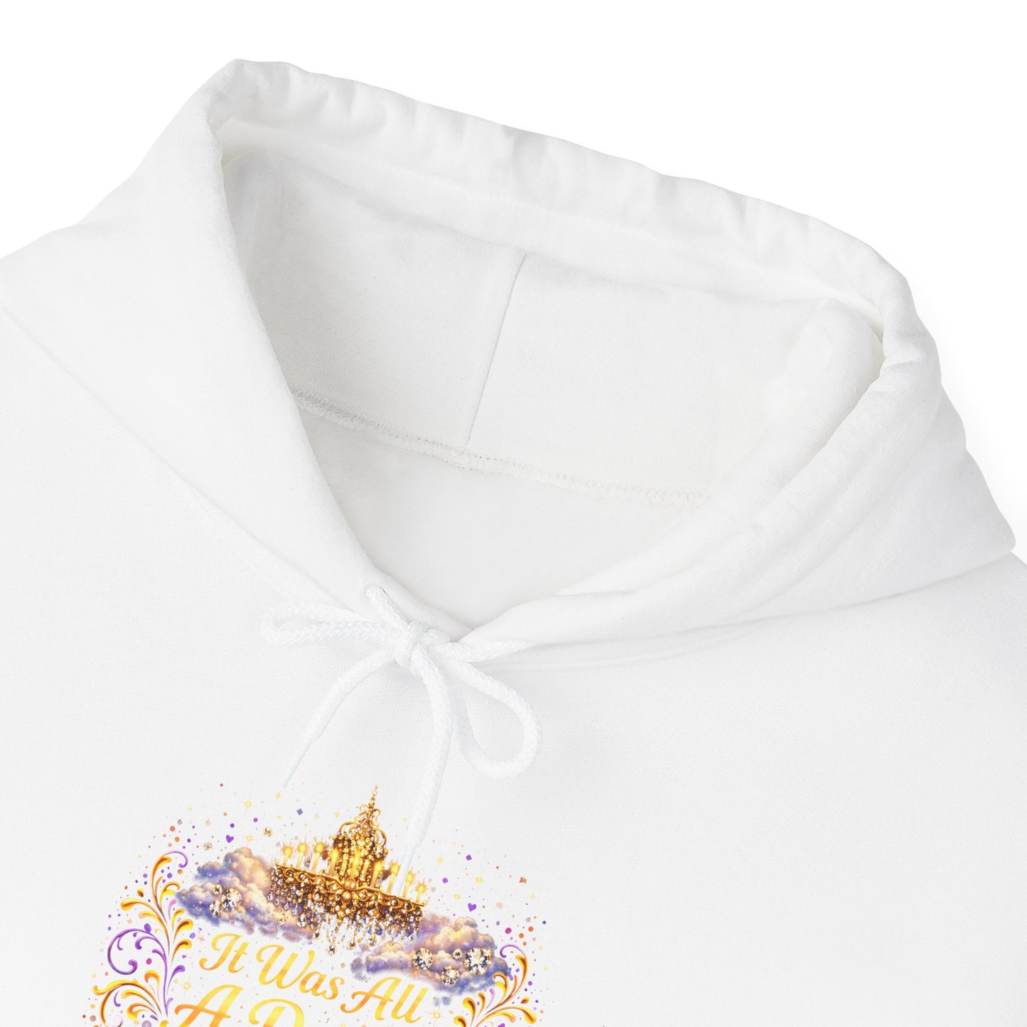 Hoodie — 'Be Still & Know' Floral Crest Cozy Pullover