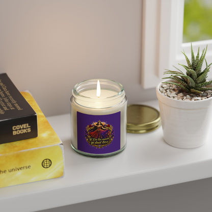 Coconut Apricot Scented Candle — "If I’m too much, go find less" (4oz & 9oz) Brunette