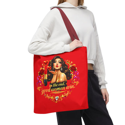 Good Women Win Tote Bag — Brunette