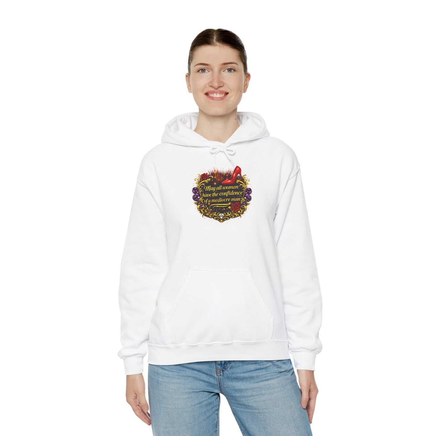 Halloween Floral Hoodie with 'This Will Be Fine' Skull Design