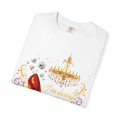 I'm Doing Me T‑Shirt — Red Stiletto & Crown Graphic Tee
