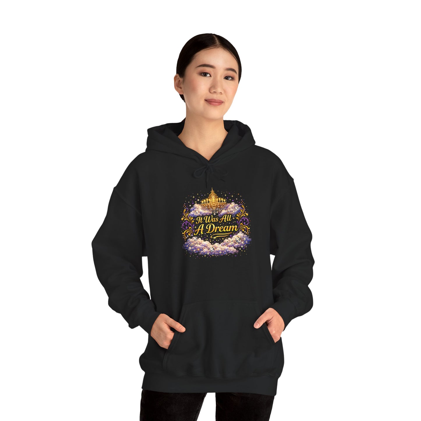 Hoodie — 'Be Still & Know' Floral Crest Cozy Pullover