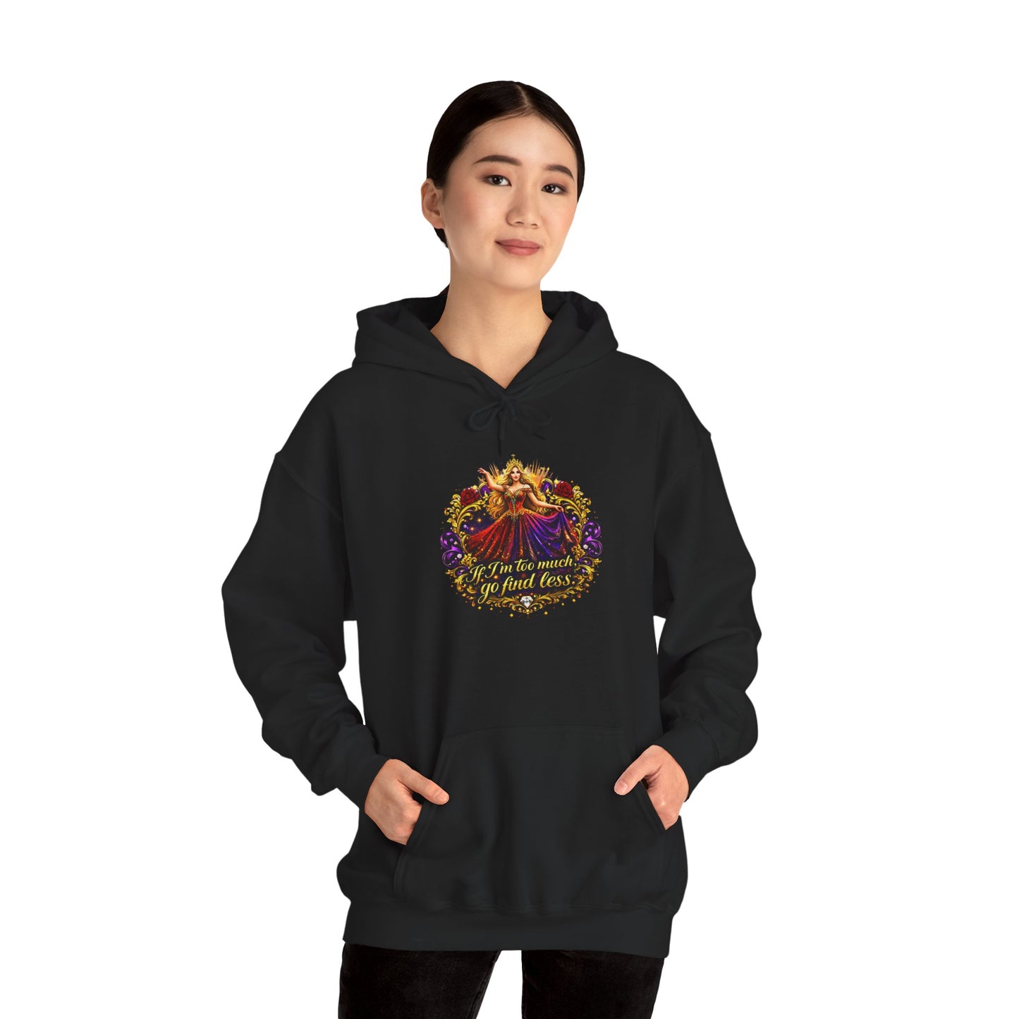 Halloween Pumpkin Fire Hoodie — “Too Cute to Spook” Fall Graphic Sweatshirt
