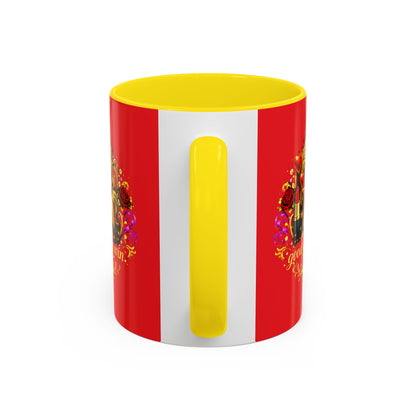 Coffee Mug — “In the End, Good Women Win” BLONDE Retro Glam Accent Mug (11/15 oz)