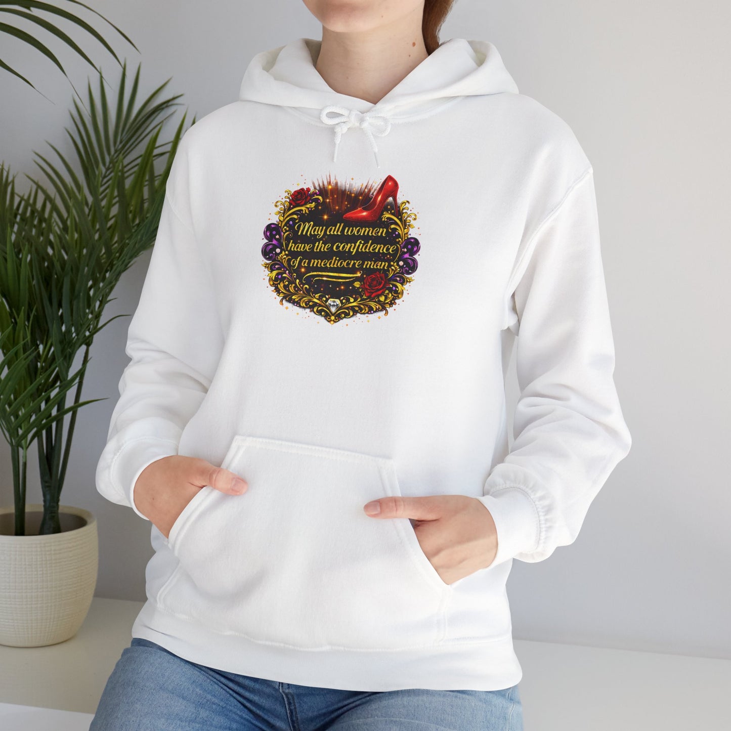 Halloween Floral Hoodie with 'This Will Be Fine' Skull Design