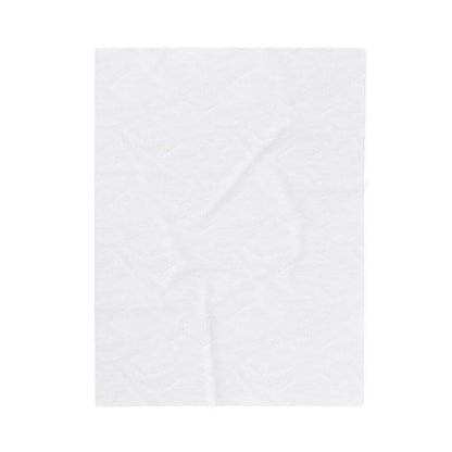 Dreamy Velveteen Plush Blanket - "It Was All A Dream" Cloud & Chandelier Design