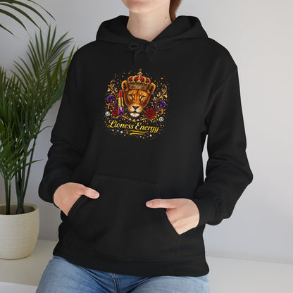 Regal Lion Crown Hoodie – Royal Animal King Sweatshirt