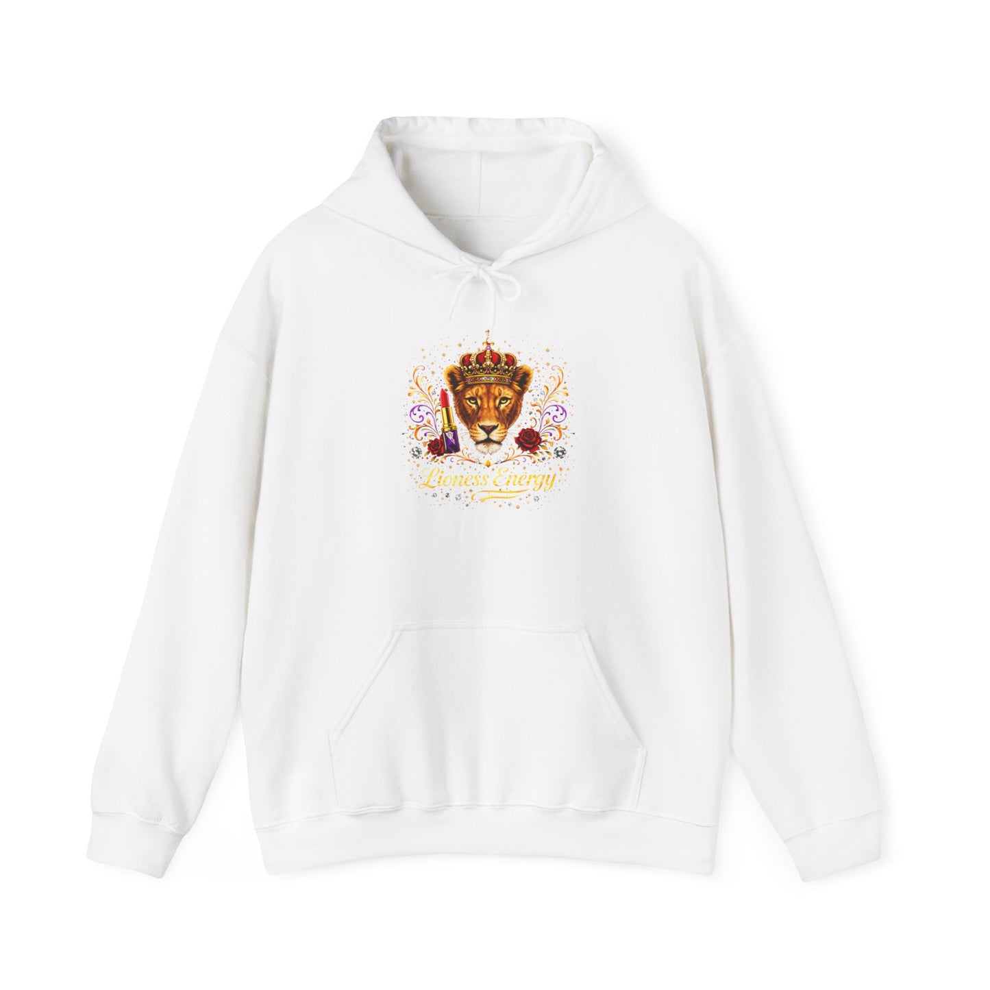 Regal Lion Crown Hoodie – Royal Animal King Sweatshirt