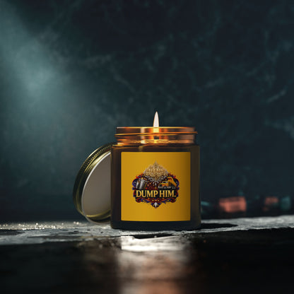 Coconut Apricot Scented Candle — 'Dump Him' Jar (4oz & 9oz)