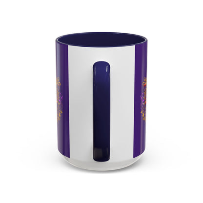 Life Is the Occasion Gold Heart Accent Coffee Mug — Inspirational Purple 11/15oz