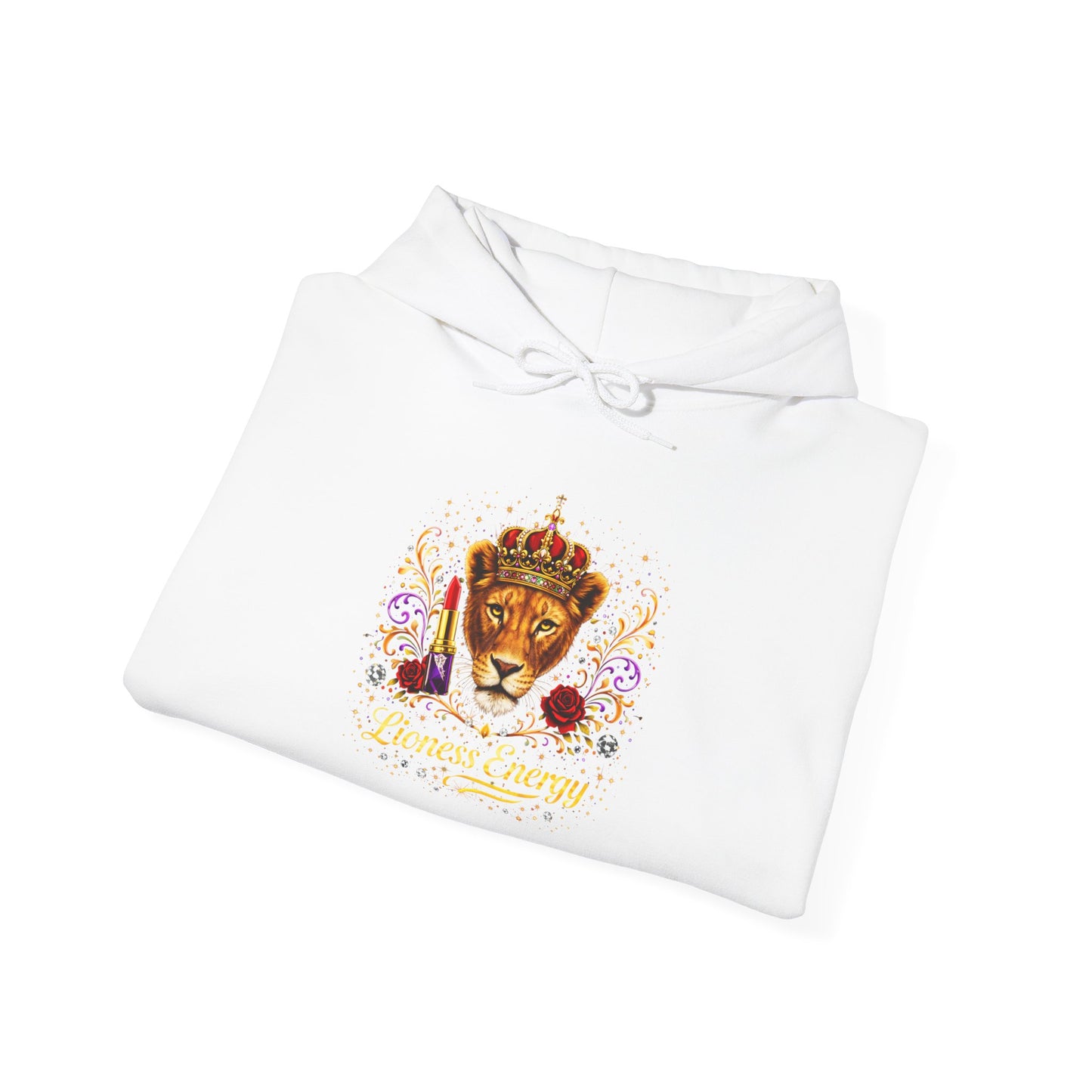Regal Lion Crown Hoodie – Royal Animal King Sweatshirt