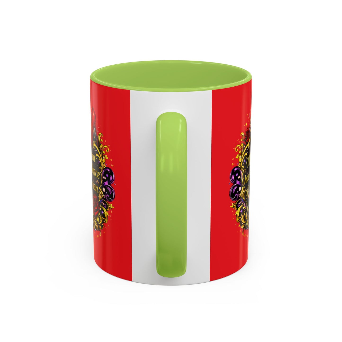 Coffee Mug — "May All Women Have the Confidence of a Mediocre Man" Red Accent