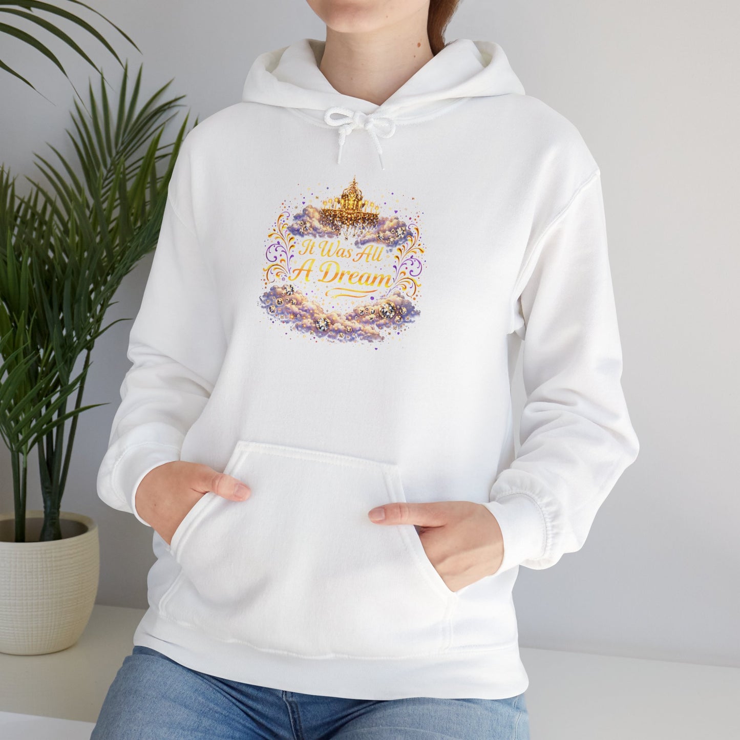 Hoodie — 'Be Still & Know' Floral Crest Cozy Pullover