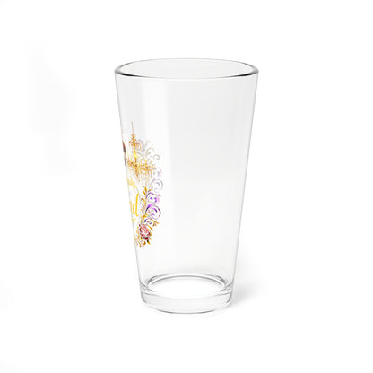 Mixing Glass - "Don't Be a Lady, Be a Legend" 16oz Decorative Cocktail Glass
