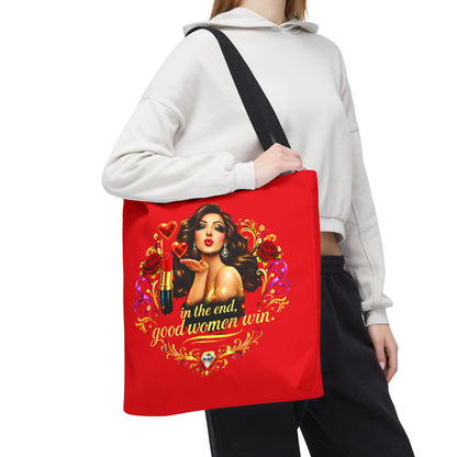 Good Women Win Tote Bag — Brunette